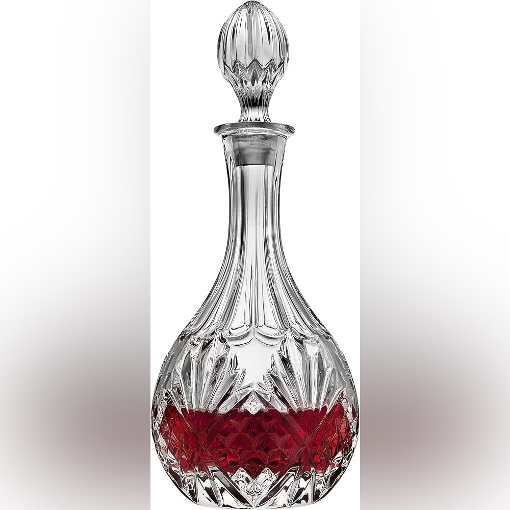 Elegant Clear Glass Decanter Godinger Dublin Wine Decanter brand new luxury